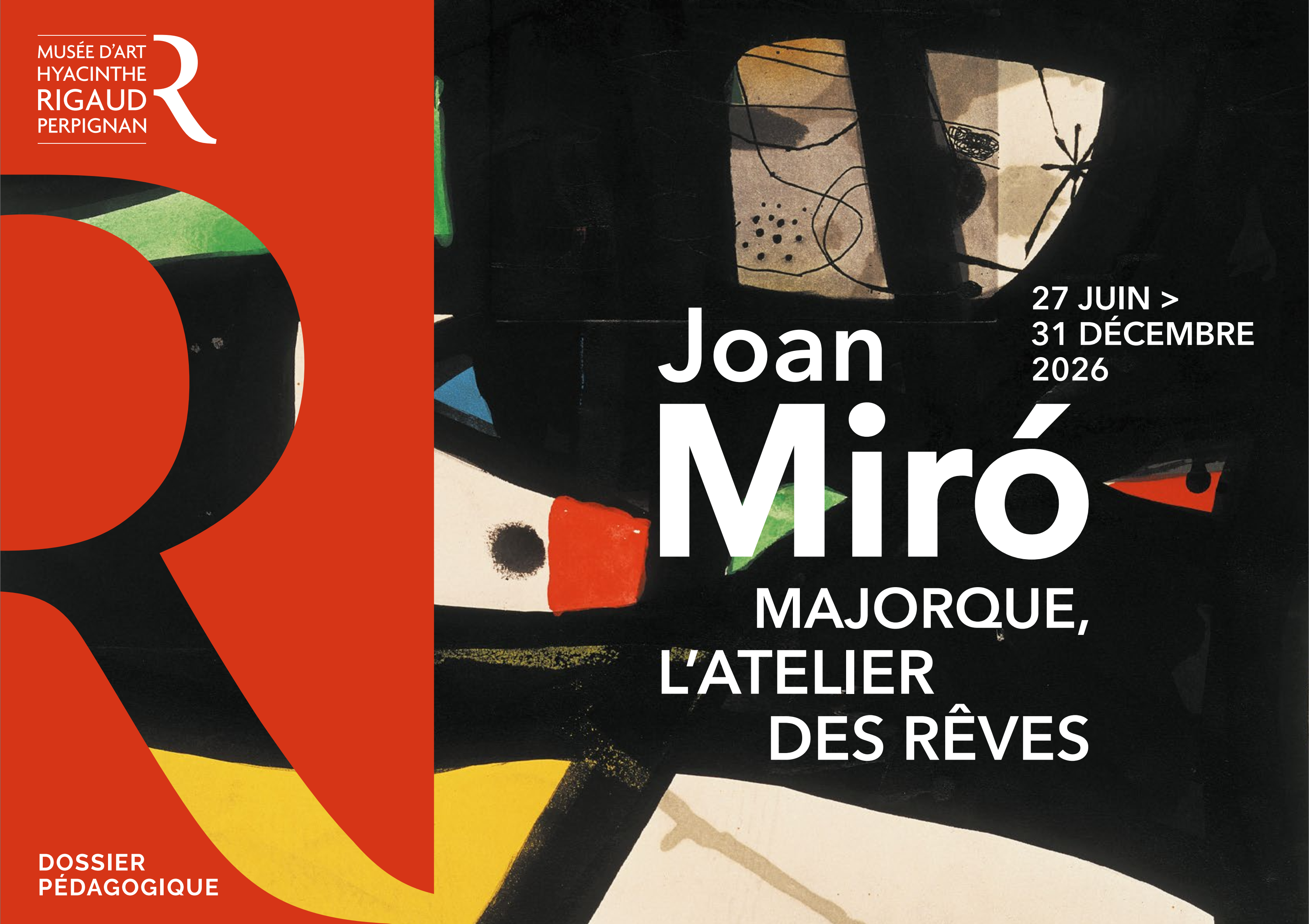 Couverture dossier pédagogique Exposition Miró