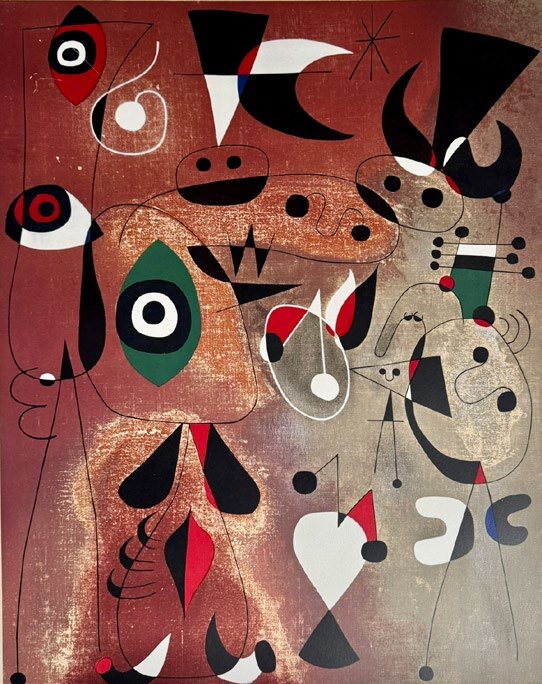 Joan Miró — Femme, oiseaux et une étoile