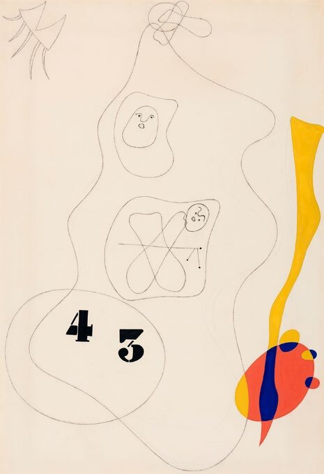 Joan Miró — Gouache-Dessin